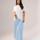 Love Laura Slip Skirt In Powder Blue