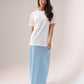 Love Laura Slip Skirt In Powder Blue