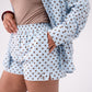 Love Laura Polka Dot Shorts In Blue