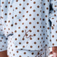 Love Laura Polka Dot Shirt In Blue