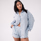 Love Laura Polka Dot Shirt In Blue