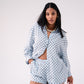 Love Laura Polka Dot Shorts In Blue
