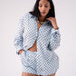 Love Laura Polka Dot Shirt In Blue