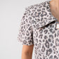 Love Laura Statement Collar Dress In Leopard Print