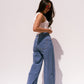 Love Laura Barrell Jeans In Mid Wash