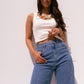 Love Laura Barrell Jeans In Mid Wash