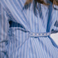 Love Laura Stripe Shirt In Blue