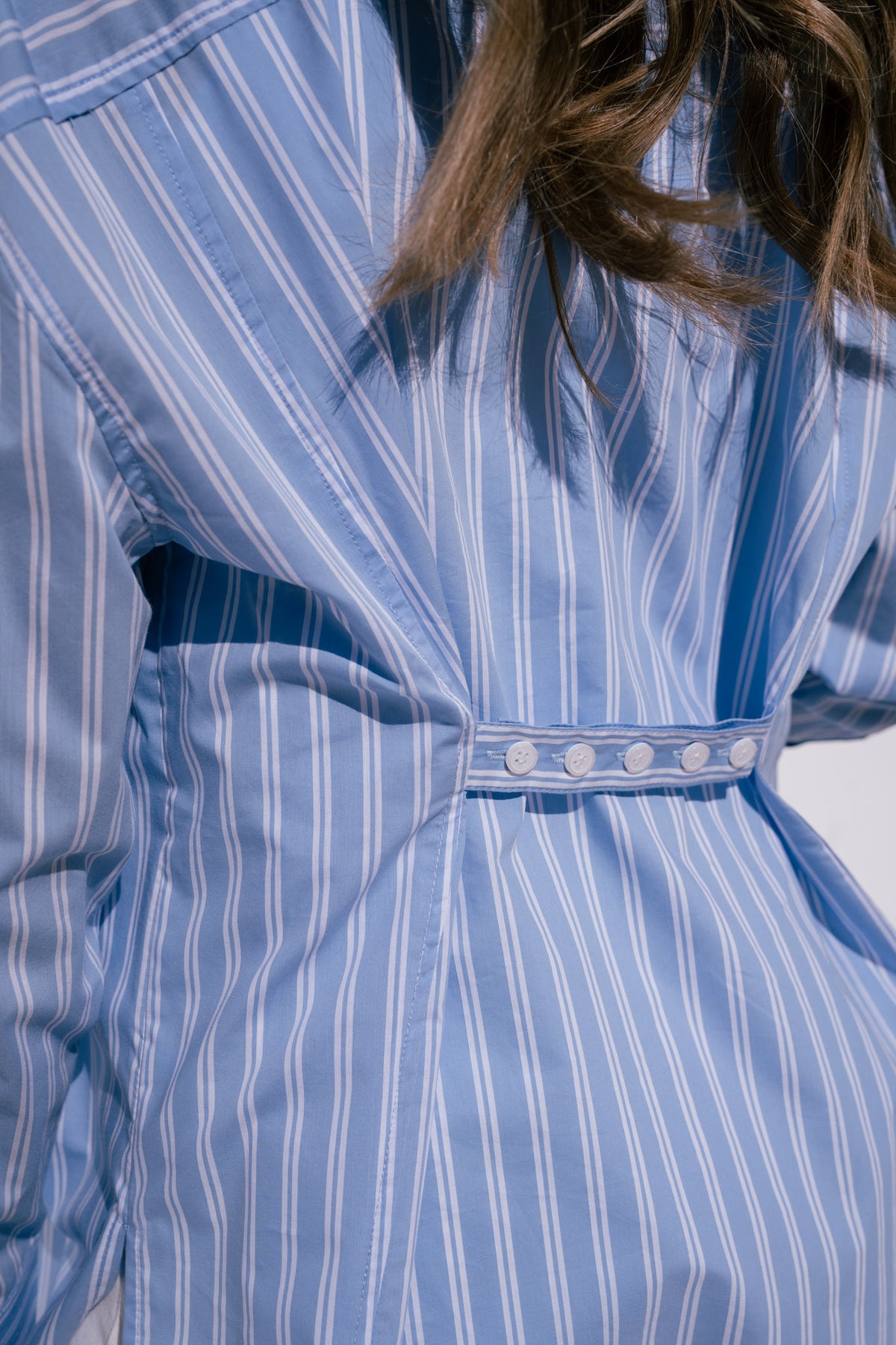 Love Laura Stripe Shirt In Blue