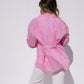 Love Laura Stripe Shirt In Pink