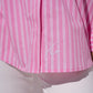Love Laura Stripe Shirt In Pink