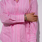 Love Laura Stripe Shirt In Pink