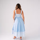 Love Laura Stripe Midi Dress In Blue