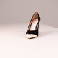 Love Laura Suede Heel In Monochrome