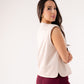 Love Laura Faux Suede Waistcoat In Neutral