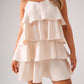 Love Laura Tiered Mini Dress In Cream