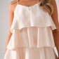 Love Laura Tiered Mini Dress In Cream