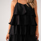 Love Laura Tiered Midi Dress In Black
