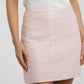 Love Laura Tweed Skirt In Pink