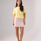 Love Laura Tweed Skirt In Pink