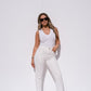 Love Laura V-Neck Vest Top In White