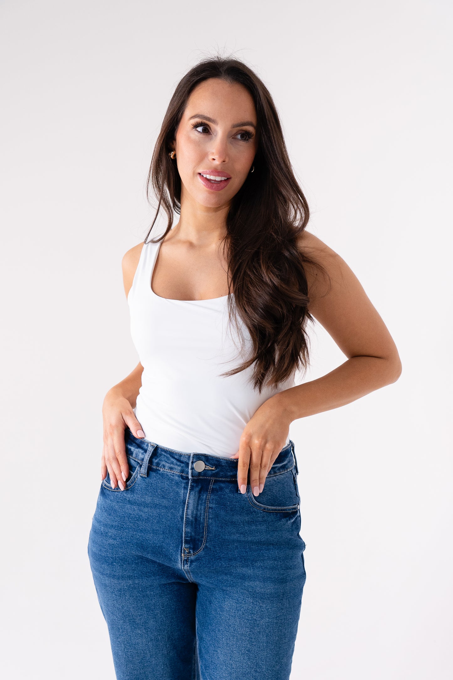 Love Laura Vest In White