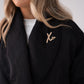 Love Laura Statement Collar Jacket In Black