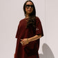 Love Laura T-Shirt In Burgundy