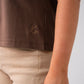 Love Laura Basic T-Shirt In Chocolate