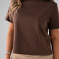 Love Laura Basic T-Shirt In Chocolate