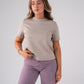 Love Laura Basic T-Shirt In Taupe