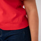 Love Laura Basic T-Shirt In Red
