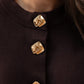 Love Laura Cardigan In Chocolate