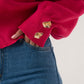Love Laura Cardigan In Pink