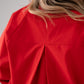 Love Laura Funnel Neck Jacket In Red