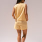 Love Laura Linen Shorts In Lemon
