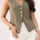 Love Laura Pinstripe Waistcoat In Khaki