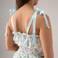 Maddie Floral Two Piece In Blue Mix