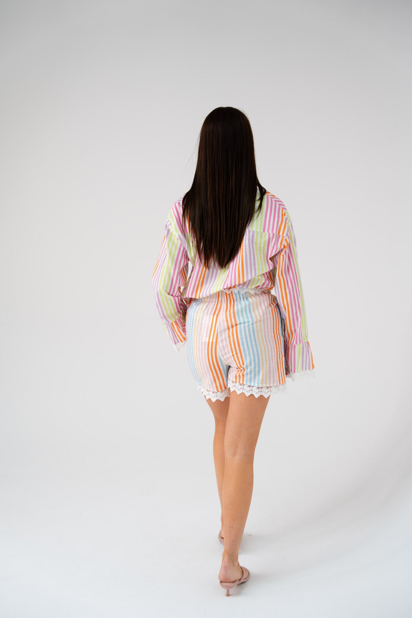 Megan Stripe Shirt In Multi