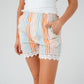 Megan Stripe Shorts In Multi