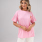 Melanie Lobster Graphic T-Shirt In Pink