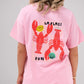 Melanie Lobster Graphic T-Shirt In Pink