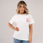 Melanie Miami Beach Coconut T-Shirt In White