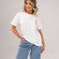 Melanie Miami Beach Coconut T-Shirt In White