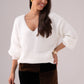 Millie Bow Detail Jumper In Monochrome