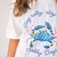 Millie Crab Graphic T-Shirt In White