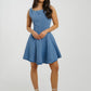 Millie Denim Mini Dress In Mid Wash