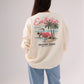 Millie Endless Summer Slogan Sweatshirt In Cream