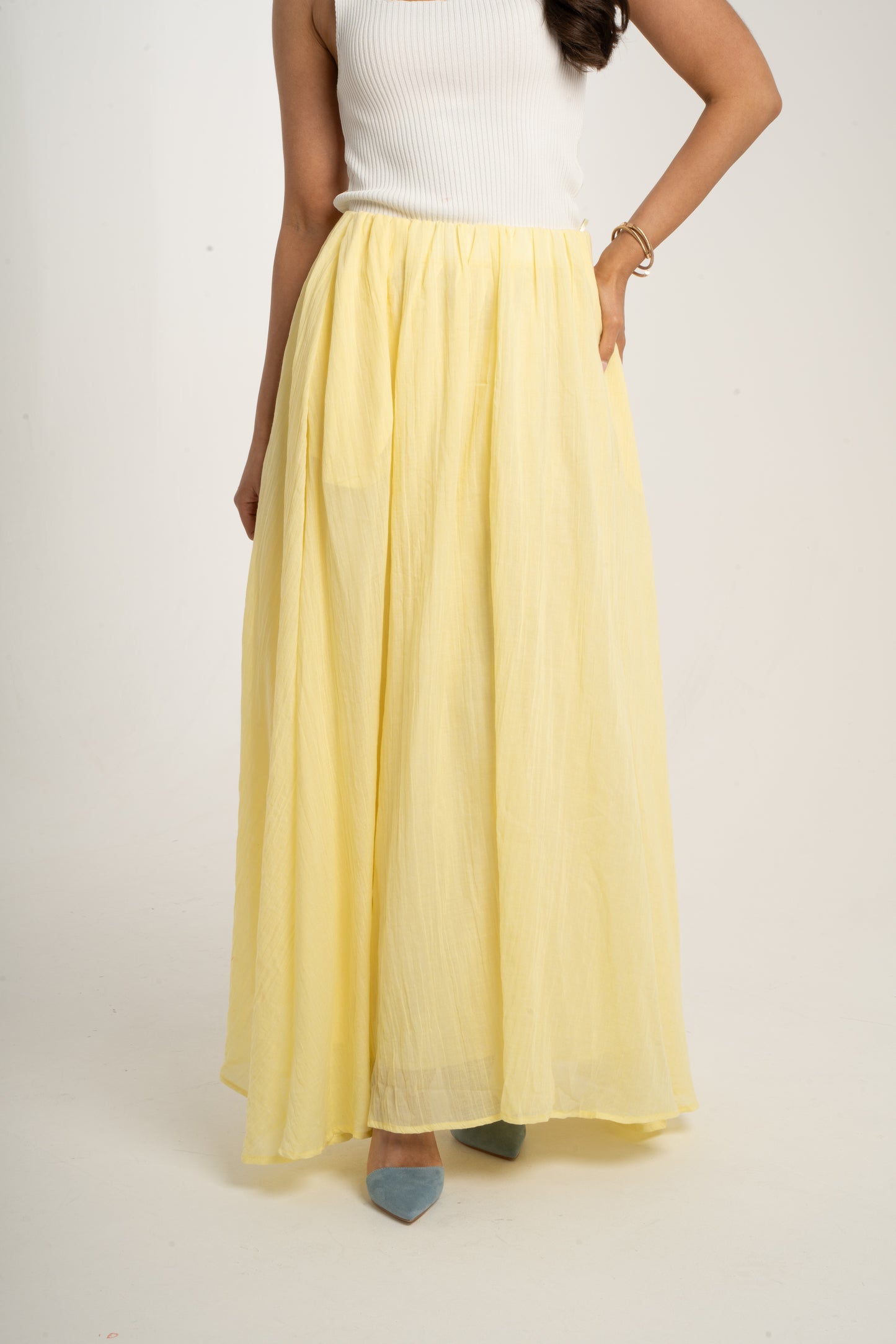Millie Maxi Skirt In Yellow