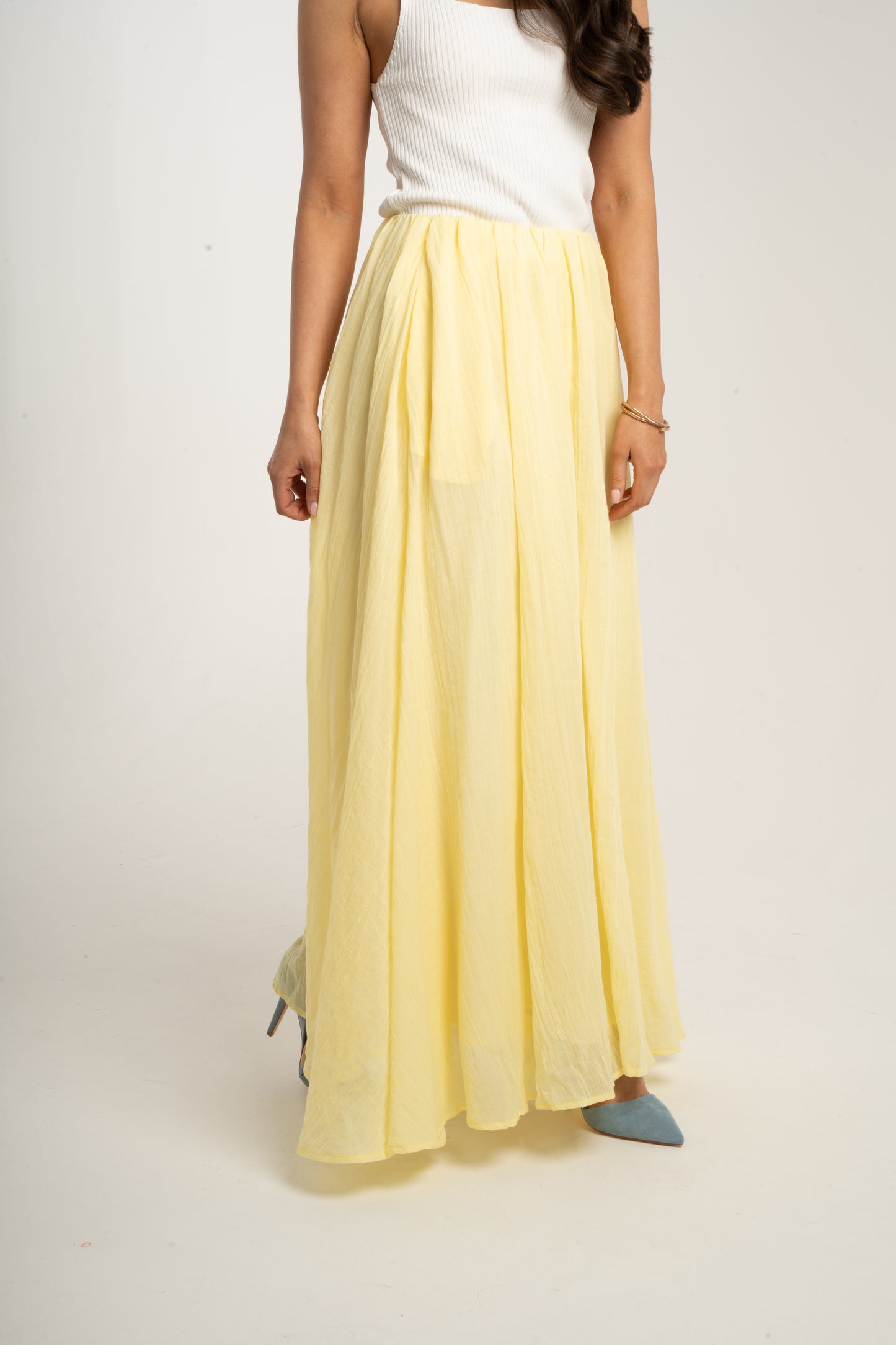 Millie Maxi Skirt In Yellow