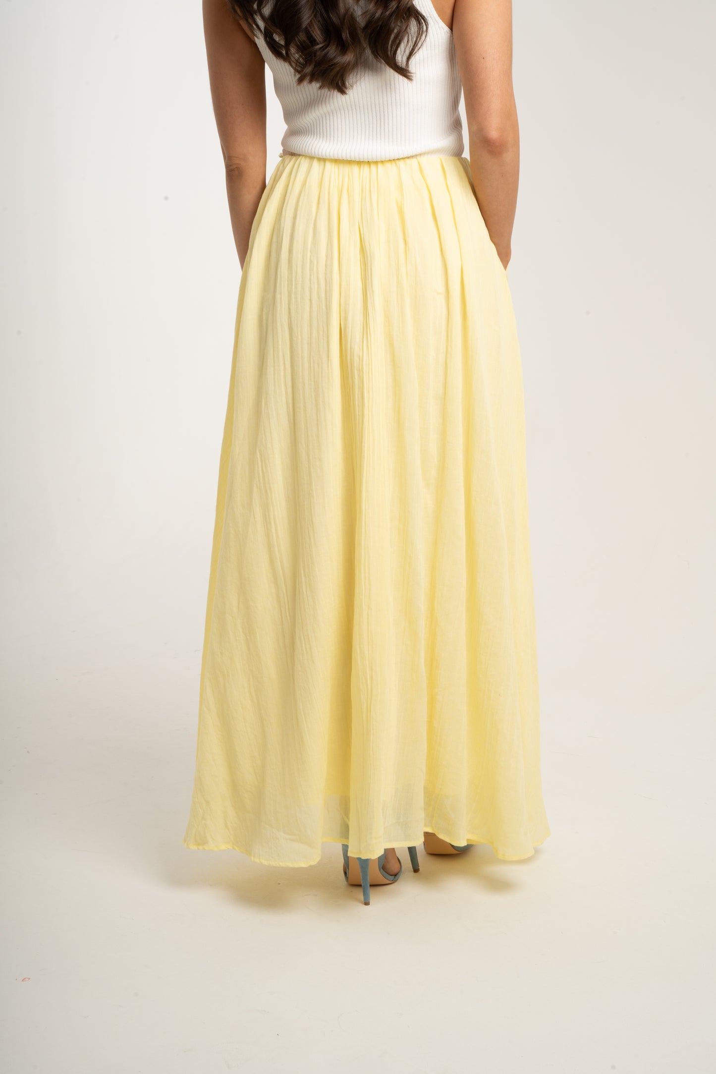 Millie Maxi Skirt In Yellow
